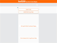 Tablet Screenshot of banff2008.com